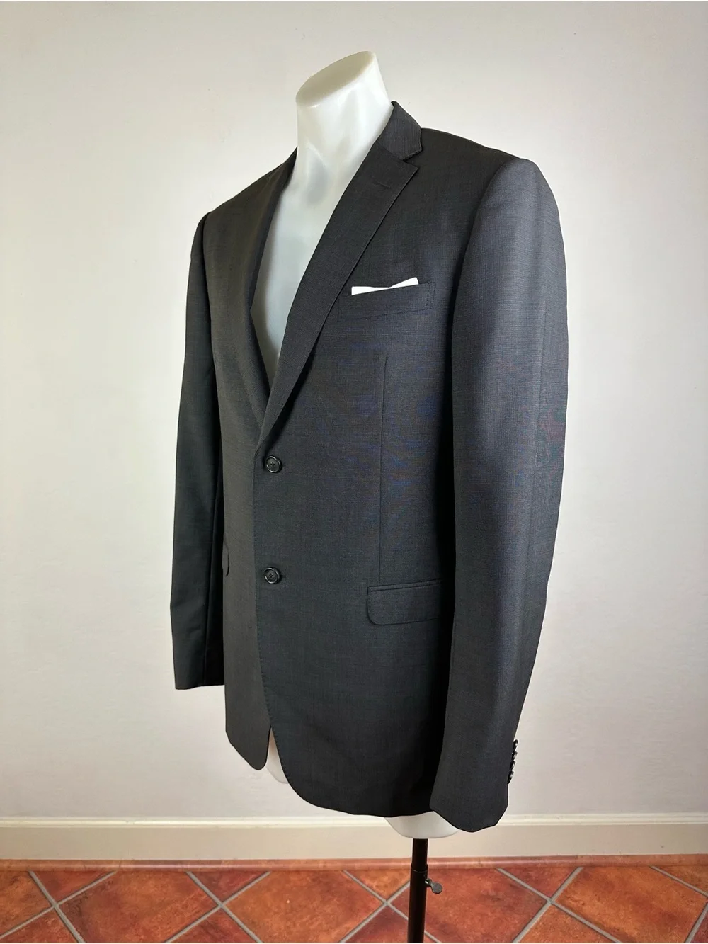 Z Zegna Mohair Soft Charcoal Sport Jacket
